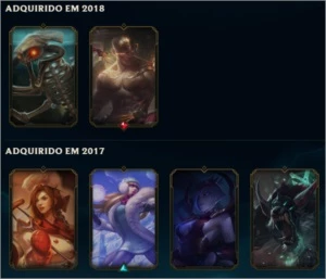 Conta League of legends 126 campeoes 26 skins LOL