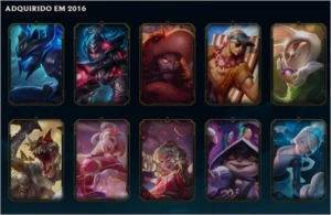 Conta League of legends 126 campeoes 26 skins LOL