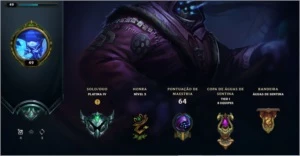 Conta Platina 4 60% de Winrate - League of Legends LOL