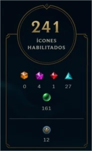 Conta P2 138 skins + todos champs + 15 m7 + colecionáveis - League of Legends LOL