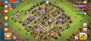 cv 11 com mais de 10.500 gemas - Clash of Clans
