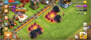 cv 11 com mais de 10.500 gemas - Clash of Clans