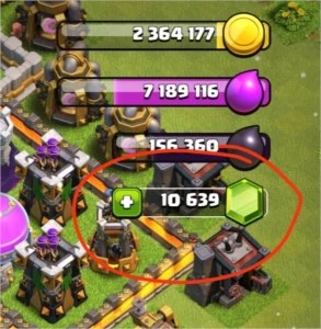 cv 11 com mais de 10.500 gemas - Clash of Clans