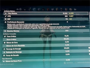 Conta AR 58 - 16 Personagem 5* e 4 Armas 5* / JEAN c4 + XIAO - Genshin Impact