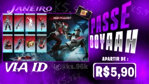 Passe Booyah! Premium de Janeiro + 220 likes