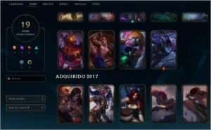 Conta OURO 4 - SKINS NOVAS - League of Legends LOL