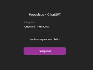 Site Pesquisas - ChatGPT