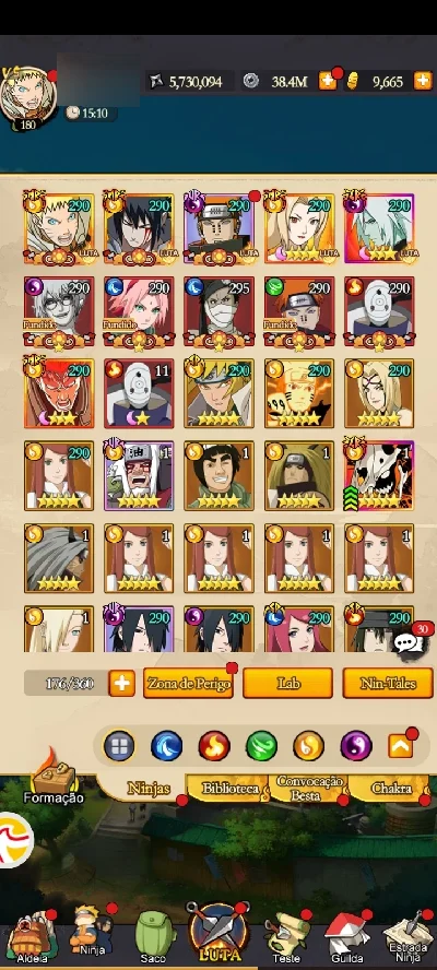 Conta de ninka liberator - Naruto Online