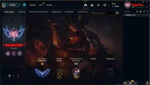 Vendo conta smurf diamante 4 no precinho - League of Legends LOL