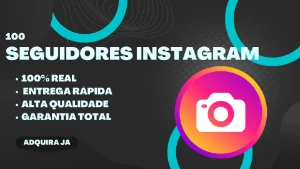 Seguidores Instagram - REAIS E DE ALTA qualidade - Redes Sociais