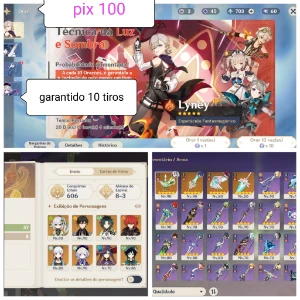 Genshin-Garantido com 10 tiros - Genshin Impact