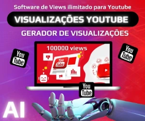 Visualizações Youtube, Bot Youtube Views, Gerador de Views - Redes Sociais