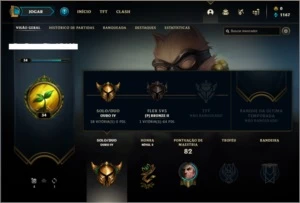Conta ouro 4 BARATA com 2 skins e 28 champs - League of Legends LOL