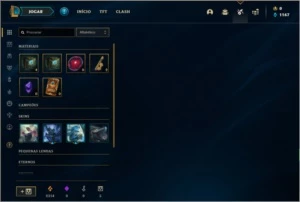 Conta ouro 4 BARATA com 2 skins e 28 champs - League of Legends LOL