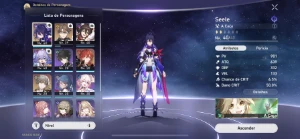 Lvl21 Seele, Welt, Bailu + cone, Himeko e banner garantido - Outros