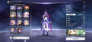 Lvl21 Seele, Welt, Bailu + cone, Himeko e banner garantido - Outros