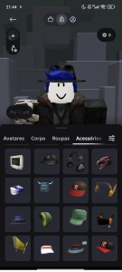 Conta com 200 reais gastos,de 2022 - Roblox
