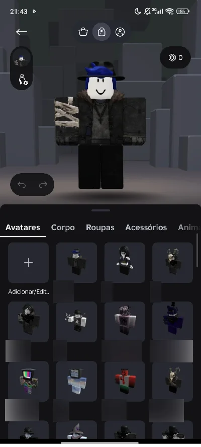 Conta com 200 reais gastos,de 2022 - Roblox