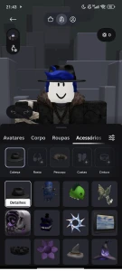 Conta com 200 reais gastos,de 2022 - Roblox
