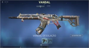 Conta Prata 3 com skin de vandal - Valorant