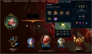 Conta LoL - Ouro, skins, +info> - League of Legends