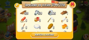 Conta Celeiro Lv 7 - Hay Day