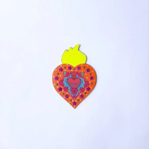 Enfeite de Parede Divino Laranja - Artesanato e Personalizados