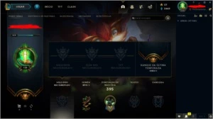 CONTA LOL 74 SKINS UNRANKED, GOLD 1 PASSADA COM ICONE PLAT - League of Legends