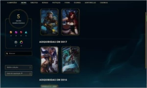 Conta Smurf GOLD 2 - League of Legends LOL