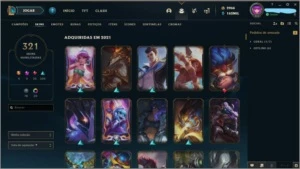 Conta de league of legends LOL