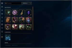 CONTA LOL OURO 4 COM MMR RELATIVAMENTE ALTO, 16 SKINS E + - League of Legends