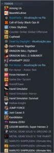 Vendo Conta Steam 50+ Jogos
