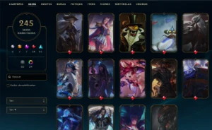 Conta Lol 245 Skins+ Icones De 2013, 2014+ Todos Os Campeões - League of Legends