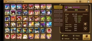 Conta Cadiz no preço - Summoners War