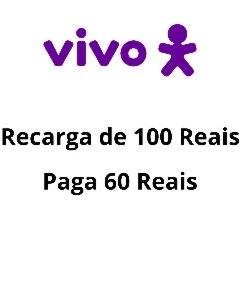 Recarga VIVO 100 reais - Gift Cards