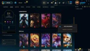 Conta LOL LVL 45 | 70 Campeões| 51 Skins |UNRANKED| 2015 - League of Legends