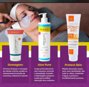 Limpa, esfolia e hidrata