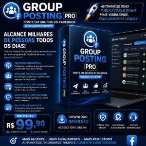 Group Posting PRO: Automatize Posts em Grupos do FB - Redes Sociais