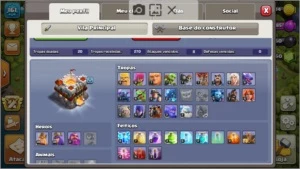Conta Clash Of Clans Cv11 Semi-Full