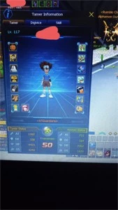 Conta Omegamon full acessorio, Aox,Alter S transcedidos - Digimon Masters Online DMO