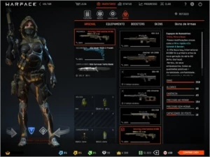 VENDO CONTA WARFACE COMPLETA TODAS AS CLASSES COM ITENS. - Outros