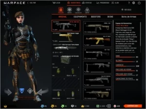VENDO CONTA WARFACE COMPLETA TODAS AS CLASSES COM ITENS. - Outros