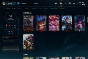 Conta perfeita para ser sua main - League of Legends LOL