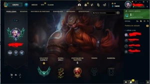 Conta league of legends platina mmr diamante LOL