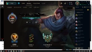 Conta Platina 3 - League of Legends LOL