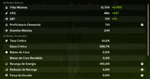 Conta Genshin Impact Ar60