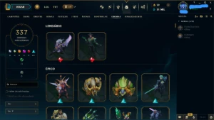 Conta Lol +1400 skins à venda! - League of Legends