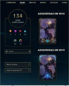 RIVEN CAMPEONATO 2012 - League of Legends LOL