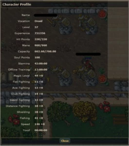 Elite Knight - Lvl 110 - Fidera - Tibia