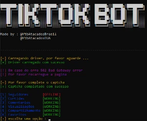 bot do TikTok - Outros